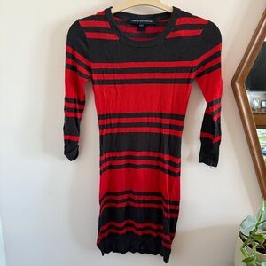 French Connection Stripped Dress Size XS